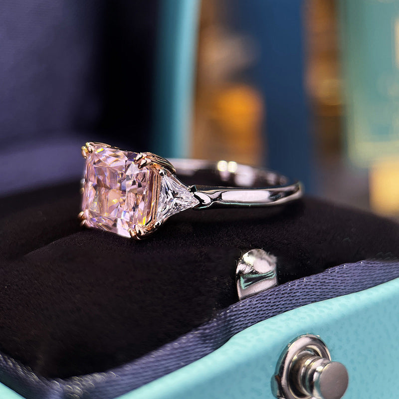 Women's S925 Sterling Silver Zircon Ring
