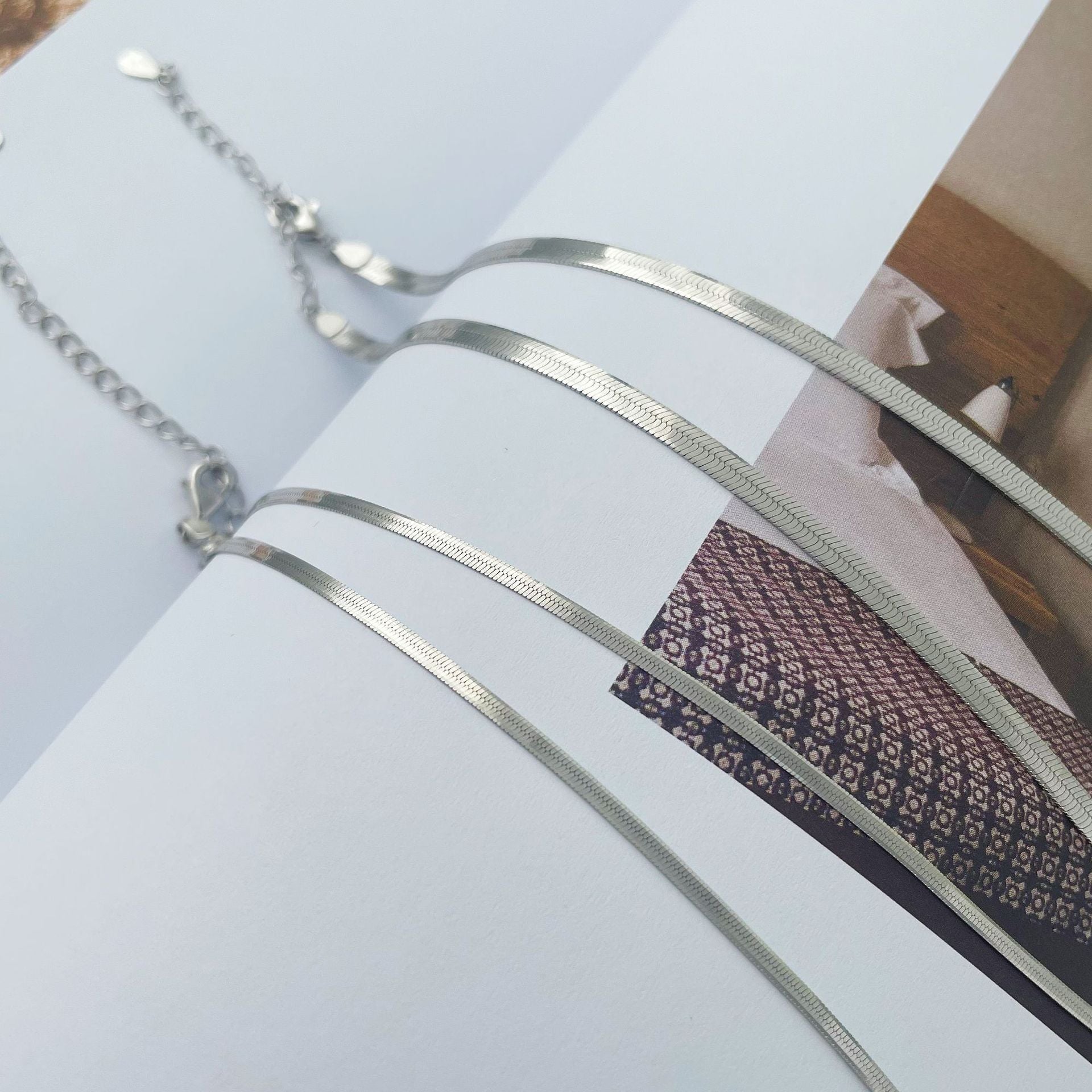 S925 Sterling Silver Necklace Retro