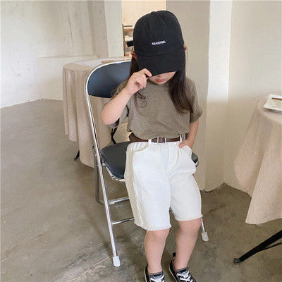 Girls' short-sleeved T-shirt