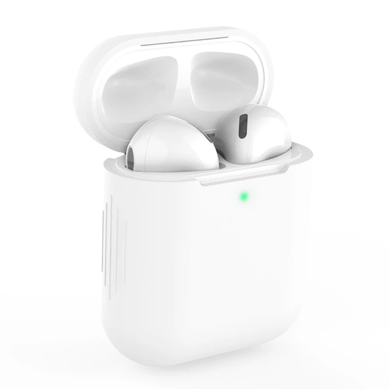 Silicone Earphone Cases For Airpods 2 Generation Case Cover Headphone Accessories Protective Box For Apple Airpods 2 Case Bag