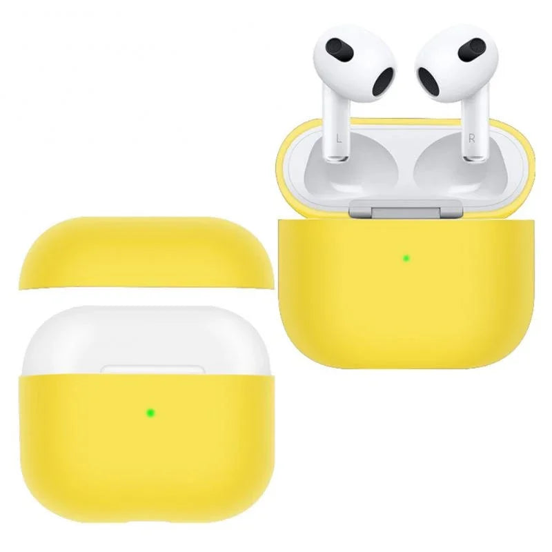 Soft Silicone Protective Cases for Airpods 3 Earphone Cases Cover Wireless Headphone Case for Apple iPhone Earbuds Airpods 3 gen